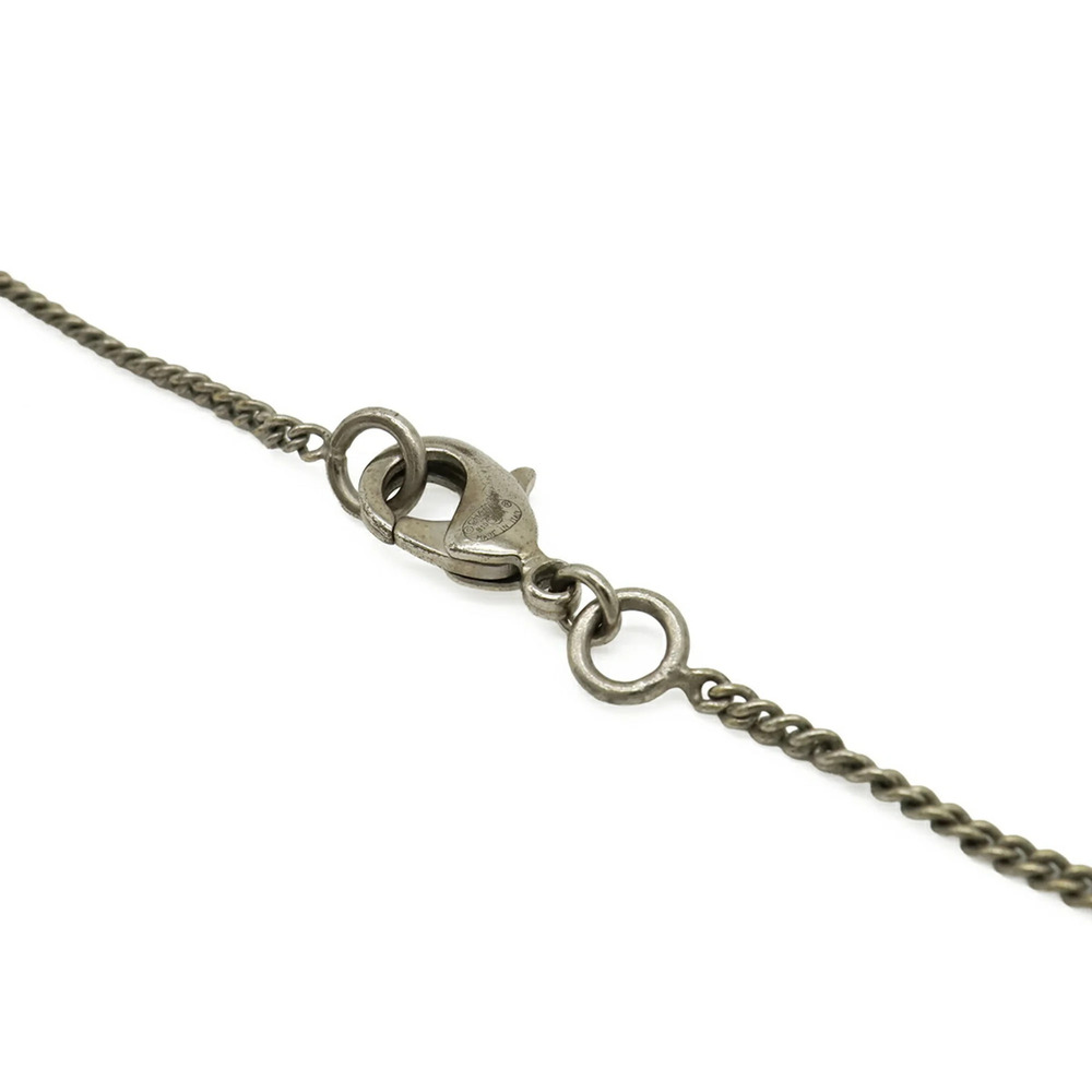 CHANEL White Logo Necklace - Picture 6 of 8